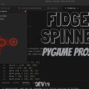 Fidget Spinner Using PyGame Python Scripts