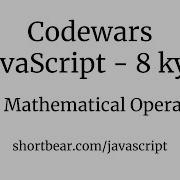 Codewars Javascript Basic Mathematical Operations