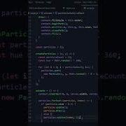Particles Animation On Mouse Move Shorts Viral Particles Animation Html Css Javascript Js