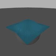 Position Based Dynamics Cloth Simulation