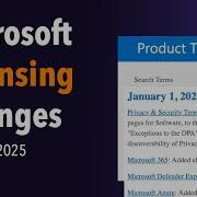 Microsoft S Latest Licensing Changes For January 2025