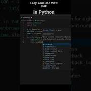 Simple YouTube View Bot In Python For Beginners Coding Python Development