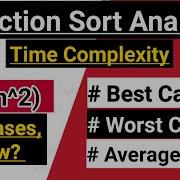 Analysis Of Selection Sort Algorithm Time Complexity Of Selection Sort Algorithm O N 2