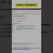 Default Arguments In Function In C C Cpp Cprogramming Fypシ Viral Cplusplusprogramming Us