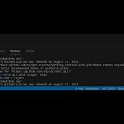 Fatal Authentication Failed Git VS Code