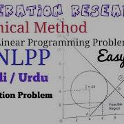 Graphical Method In Non Linear Programing Problem NLPP In Hindi Urdu Maximization Problem