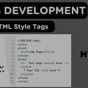Web Development Series Part 9 Understanding HTML Style Tags Inline And Internal CSS Explained