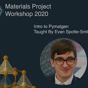 2020 MP Workshop Intro To Pymatgen