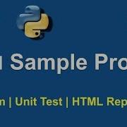 Selenium Python Small Sample Project 1 Unit Test HTML Reports