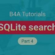 B4A Tutorial SQLite Search