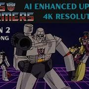 Transformers Theme Song From Season 2 Transformers Cartoon 1980s AI ENHANCED 4K