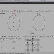 Alg CC Unit 1 5 Domain And Range