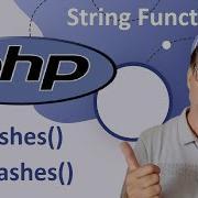 PHP Addslashes And Stripslashes Function PHP Tutorial For Beginners Lesson 64