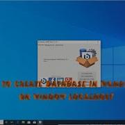 How To Create Database In WAMP Stack On Window Locally