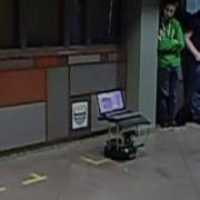 TurtleBot Docking In Front Of A Logo