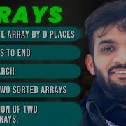 Rotate Array By K Places Union Intersection Of Sorted Arrays Move Zeros To End Arrays Part 2