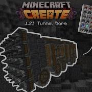 Minecraft Create Mod Automatic Tunnel Bore