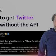 How To Get Twitter Data Without The API Twitter Scraper Tutorial Twitter API Alternative