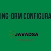 Spring ORM Configuration