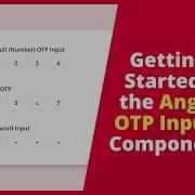 Getting Started With The Angular OTP Input Component