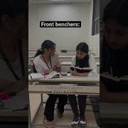 Front Benchers Vs Back Benchers Shorts Funny School College Students