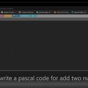 Pascal Coding For Add Two Numbers
