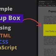 Как создать всплывающее окно с помощью HTML CSS и JavaScript Простой урок по созданию всплываю