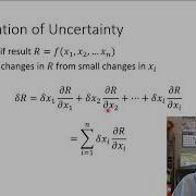 ME 360 10 01 Propagation Of Uncertainty