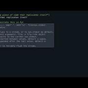 Example Of A Quine Self Replicating Piece Of Code In Python