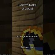 How To Make A Clock In Minecraft