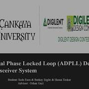 All Digital Phase Locked Loop ADPLL Design For Tranceiver
