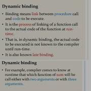 Dynamic Binding Message Passing And Remaining OOP Principles