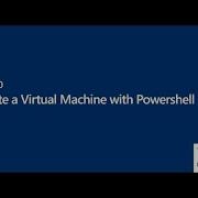 Create A VM With PowerShell