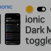Ionic 5 Dark Mode Toggle