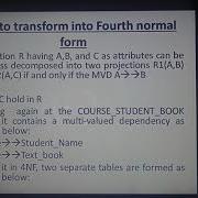 Fourth Normal Form 4NF
