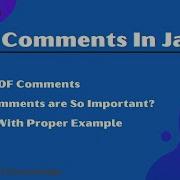 SingleLineAnd MultiLine Comment How To Write Comments In Java Type Of Comment Urdu Hindi Lecture4
