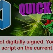 Quick Fix Ep9 PS1 IS NOT DIGITALLY SIGNED VS CODE PS1 VSCODE Programming JS ESLINT