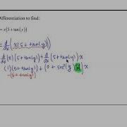 Implicit Differentiation Trigonometric