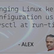 Changing Linux Kernel Configuration Parameters
