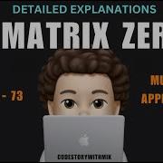 Set Matrix Zeroes Multiple Approaches Leetcode 73 CodestorywithMIK