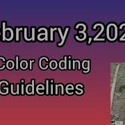 February 3 2026 Color Coding Guidelines