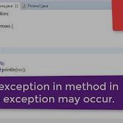 73 Throws And Finally Keyword In Java