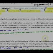 2 1 Objective 7 Identify Sampling And Nonsampling Errors