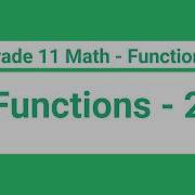 Grade 11 Math Function Notation