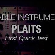 Mutable Instruments Plaits Quick First Test