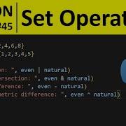 Python Program 45 Set Operations In Python