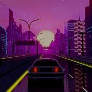 Driving In Retro Futuristic Neon City Screensaver 4K