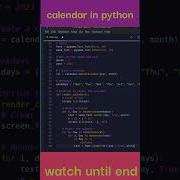 Create Calendar In Python Python Shorts Python Turtle Shorts Subscribe Trending