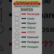 Shapes Mathematical Shapes Geometric Shapes Rectangle Triangle Square Gk Shorts Shape