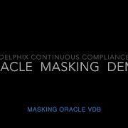 Delphix Demo Oracle Masking